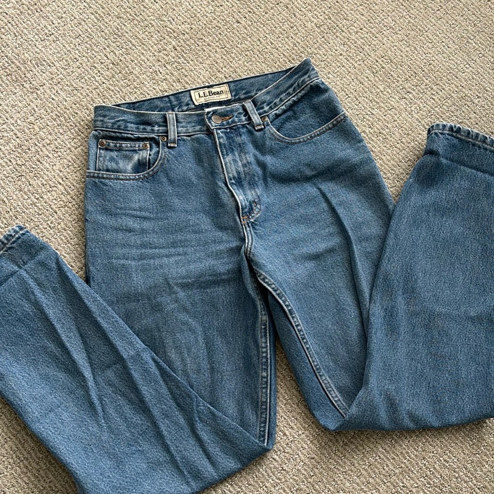 LL Bean Classic Fit Straight Leg Jeans